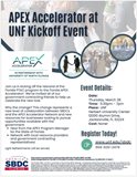 APEX Accelerator at UNF Kickoff Event flyer